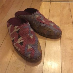 Awesome Kilim Wool Mules!